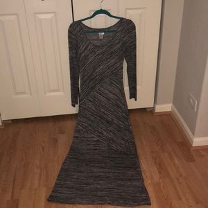 Grey maxi dress